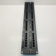 Leviton 49013-P48 110-Style Voice Grade Copper Patch Panel, 48 Port picture
