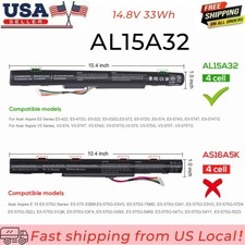 33Wh AL15A32 Battery For Acer Aspire V3-574G E5-473G E5-573G E5-553G E5-522G picture