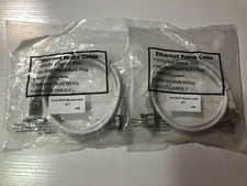 Cat 6 SSTP Ethernet Patch Cable 3' - 2 Pack - NEW picture