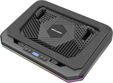 Laptop Cooling Pad with 6 RGB Modes, Quiet 800-2600 RPM Adjustable Turbo Fan, US picture