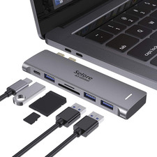 USB C Adapter for MacBook Pro/Air M1 M2 M3 2021 2020 2019 13