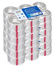 Packing Tape 1.88 in 65 Yards Per Roll 36 Rolls Transparent PT-36 FugaCity Clear picture