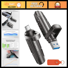 1TB USB Flash Drive, 1000MB/s Read/Write Speed, Dual Port Type-C & USB 3.2, Thum picture