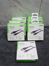 Lot of 7 NEW Belkin BoostCharge USB-A to USB-C 3M 9.8FT Cables CAB001BT3MBK picture