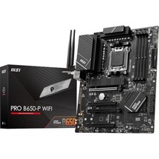 MSI - PRO B650-P WIFI AM5 AMD B650 ATX DDR5 WI-FI 6E MOTHERBOARD - BLACK picture