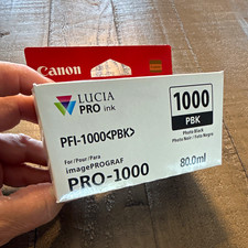 Canon LUCIA PRO PFI-1000 PBK Photo Black Genuine Ink 80ml for PRO-1000 picture