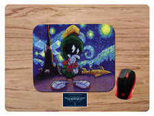 MARVIN THE MARTIAN STARRY NIGHT INSPIRED NON-SLIP MOUSE PAD HOME OFFICE picture