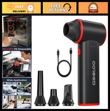 High-Power Cordless Air Duster 150,000 RPM - Rechargeable Mini Blower for PC, Ca picture