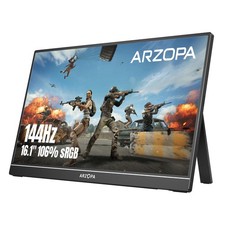 ARZOPA 16.1 144Hz Portable Gaming Monitor 106% sRGB Z1FC 1080P FHD Kickstand picture