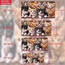 1pc of a 2D Flat Design Pad Featuring a Group of Kittens, Suitable for Desks, picture