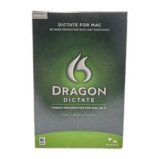 NEW Nuance Dragon Dictate for Mac 2.0 Speech Recognition Software w/ Microphone picture