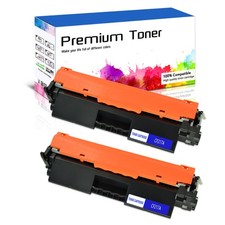 2 Pack CF217A 17A Toner Cartridge For HP LaserJet Pro M102w MFP M130fw M130nw picture