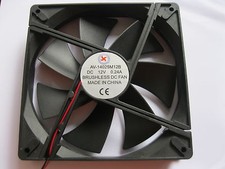 1 pcs Brushless DC Cooling 7 Blade Fan 14025B 12V 140x140x25mm 2pin Ball Bearing picture