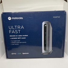 Motorola MG8702 DOCSIS 3.1 Cable Modem with AC3200 Dual-Band Wi-Fi Router picture