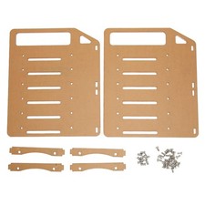 3.5in Hard Drive Bracket Desktop Transparent Acrylic Shelf HDD Cage 6 Layers picture