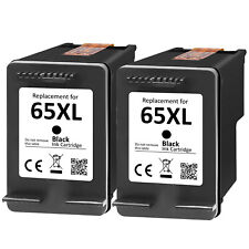 2 Pack Black Ink Cartridges for HP 65XL 65 XL ENVY 5052 5070 Deskjet 2622 2680 picture