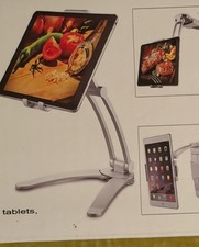 Kitchen 2 In 1 Tablet/phone Stand On Or Under Counter Or On Wall picture