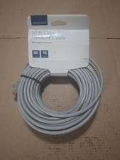 Insignia NS-PNW5650 Cat-6 Ethernet Patch Cable 50 Foot RJ45 Gray New picture