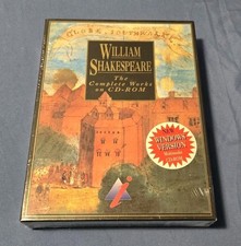 Rare New Sealed William Shakespeare: The Complete Works CD-ROM Windows Box CIB picture