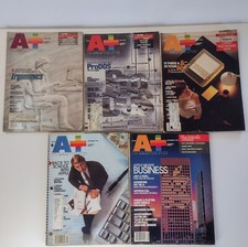 Lot Of 5 1984-1985 InCider A+ Magazines Apple II Macintosh Vtg Technology  picture
