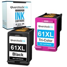 2PK 61 XL 61XL Ink Cartridges for HP DeskJet 2548, HP ENVY 5530, OfficeJet 4632 picture