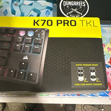 Corsair K70 PRO TKL Mechanical Wired Keyboard Rapid Trigger, Black, Eng QWERTY picture