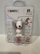 Emtec Peanuts Snoopy 8GB USB 2.0 Flash Drive - New Factory Sealed 2014 picture