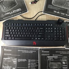 Tt Esports Challenger Thermaltake Gaming Keyboard KB-CHL002 6 Macros HANDcoolFAN picture