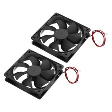 2 Pcs DC12V Brushless Cooling Fan DC12V 0.21A 120x120x25mm High Speed Quiet picture