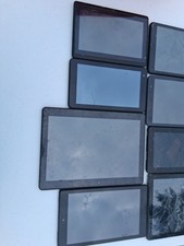 Amazon BUNDLE PackTablet Lot of 8 Black 10.5in 64GB Wi-Fi Untested/Parts Cracked picture