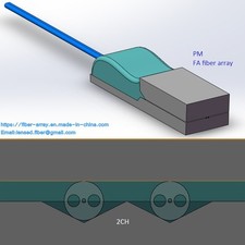 Custom Special Pitch Polarization Maintaining Pm Fiber Array Pigtail Assembly picture