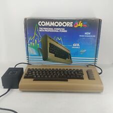 Vintage Commodore 64 Computer w/ Power Supply Original Box - Tested READ DESC. picture