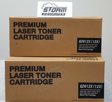 PREMIUM LASERJET HP Comptatible Toner Q2612X (12X)--3 for 1 money. picture