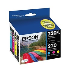 Epson T220XL-BCS Ultra 220XL/220 High Yield Black and Standard Color 4/Pack picture