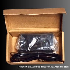 Brand New iCREATin POE Injector 15.4w  Gigibit Compatible Adapter  picture