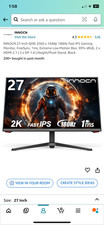 Innocn 27” 2560x1440p 180hz picture