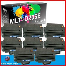 8 PK Compatible MLTD205E for Samsung 205E Black Toner Cartridge ML-3710 3712 picture