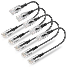Patch Cables Cat6a 0.5ft (10 Pack) Slim, Patch Cable 10G picture