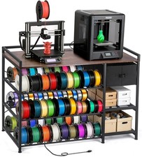 3D Printer Stand with Filament Storage, Heavy Duty Metal 3D Printing Table with  picture