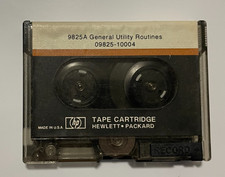 HEWLETT PACKARD HP  9825A COMPUTER TAPE CARTRIDGE GENERAL UTILITY ROUTINES picture