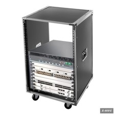 Racks Cabinets 16U Portable Rolling Network Rack Mobile Open Frame Server Wheels picture