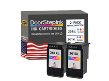 DoorStepInk Compatible Ink Cartridge for Canon CL-261XL Twin Color-USA picture