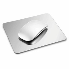 Hard Metal Aluminum Mouse Pad - Dual-Sided Metal Mousepad with Smooth  Textur... picture