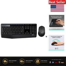 Compact MK345 Wireless Keyboard & Mouse Set - Spill-Resistant and Stylish picture