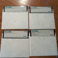 TurboTax Personal 1040 Tax Year 1992 Version 10.01 ChipSoft 5.25