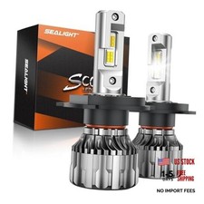 46000LM Super Bright H4 Bulbs, 6500K Cool White Fog Bulbs, 60000+ Hours picture
