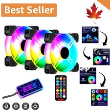 High-Performance RGB Case Fans - 120mm - Remote Control - Customizable picture