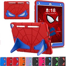 For iPad 5 6 7 8 9 10 11th Gen Air Pro 11 Kids Spider-Man Case Shockproof Cover picture