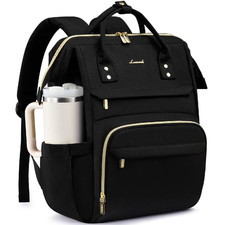 Lovevook Laptop Backpack For Women Giant Tumbler Holder Pocket15.6 Inch picture
