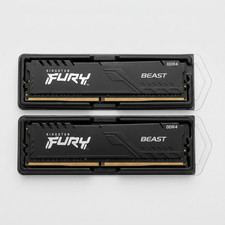 Kingston FURY Beast 16GB 2x8GB DDR4 3600MHz CL17 Desktop RAM KF436C17BBK2/16 picture